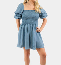 Do+Be - Don’t Be A Square Smocked Dress