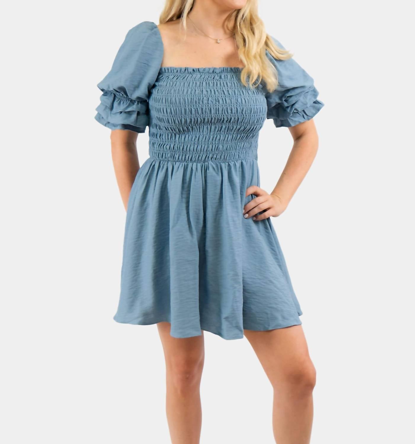 Do+Be - Don’t Be A Square Smocked Dress