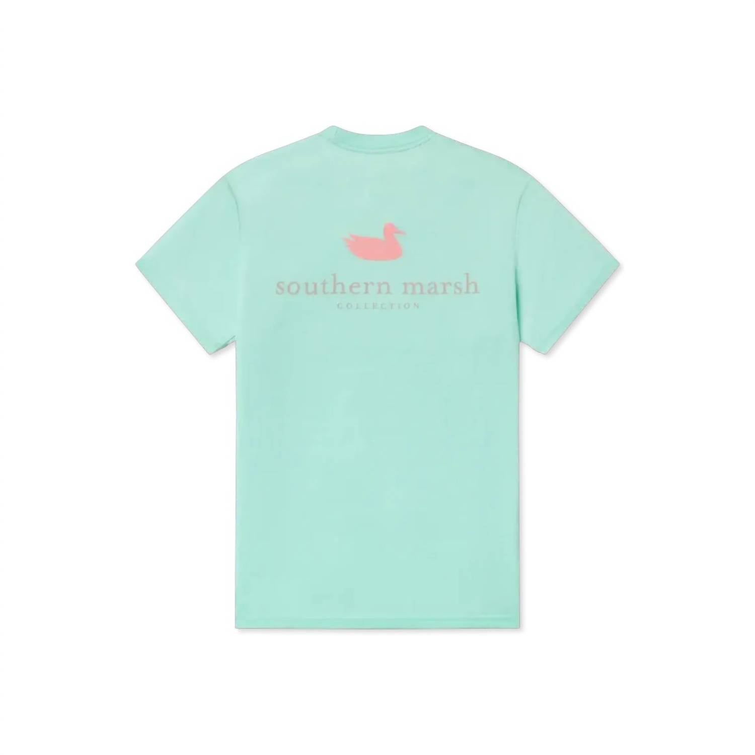 Southern Marsh Men's Seawash Short Sleeve Tee in bimini green - men's t-shirt