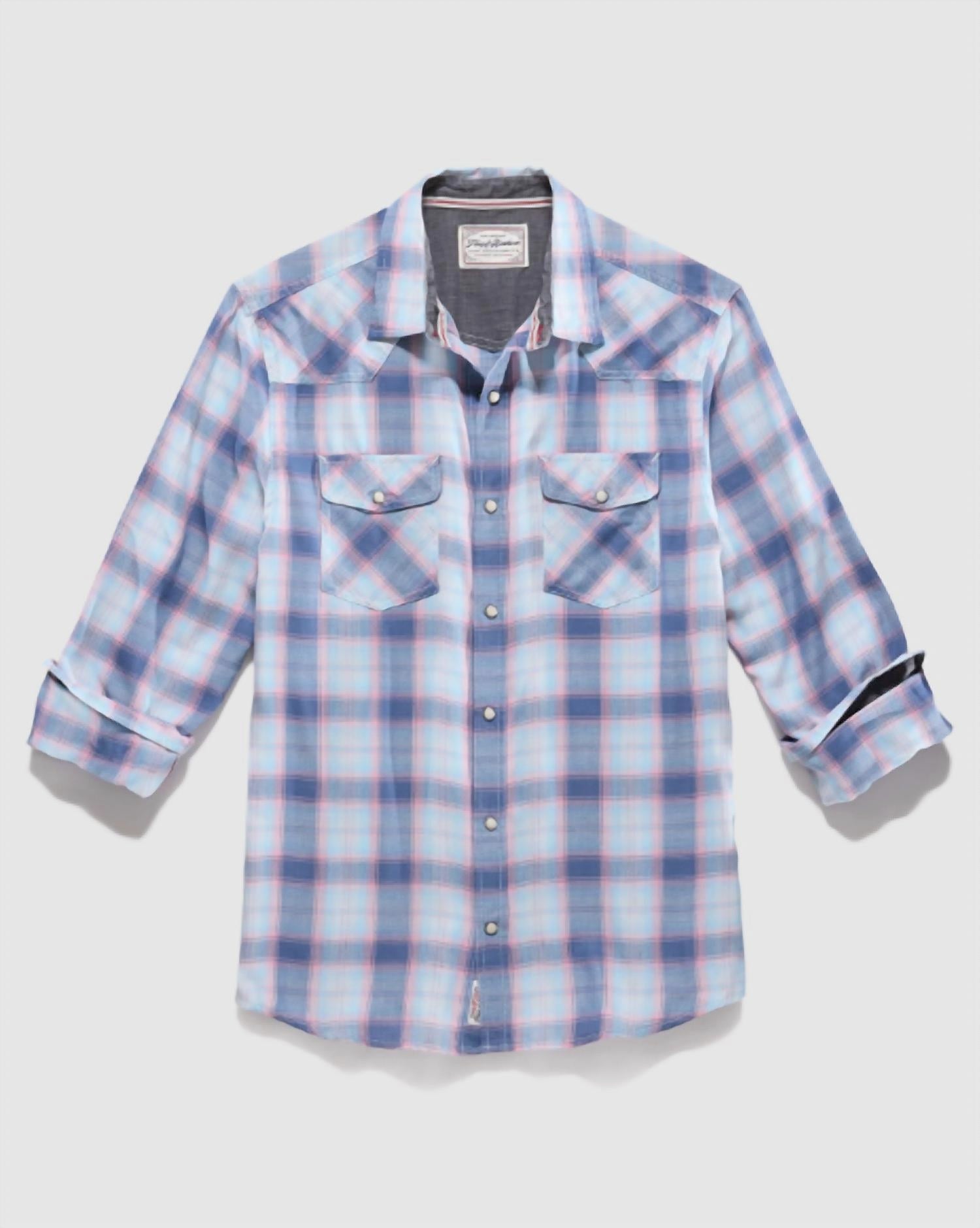 Flags & Anthem - Muncie Long Sleeve Vintage Wash Western Shirt