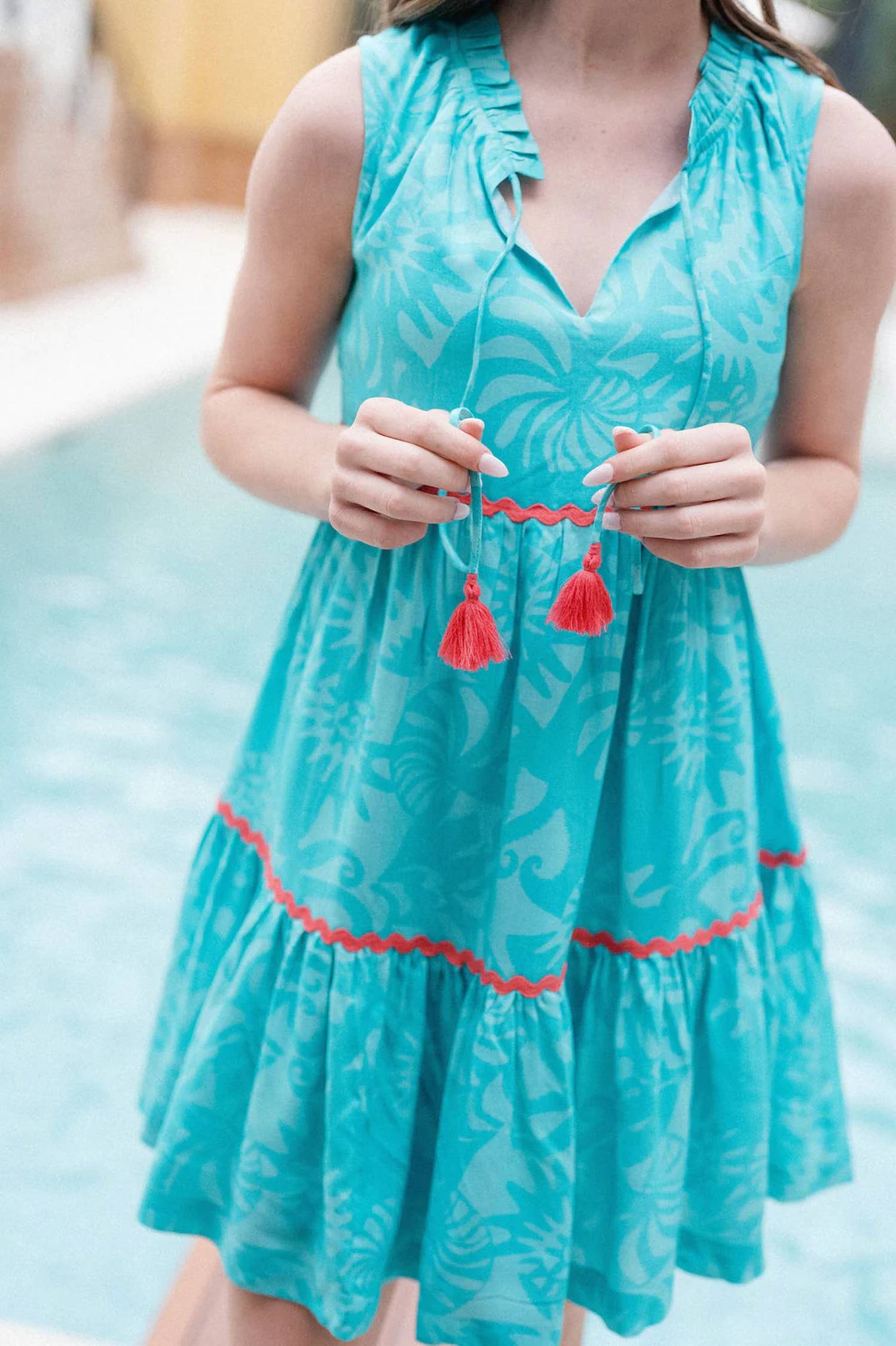 Briton Court - Ricrac Sleeveless Dress