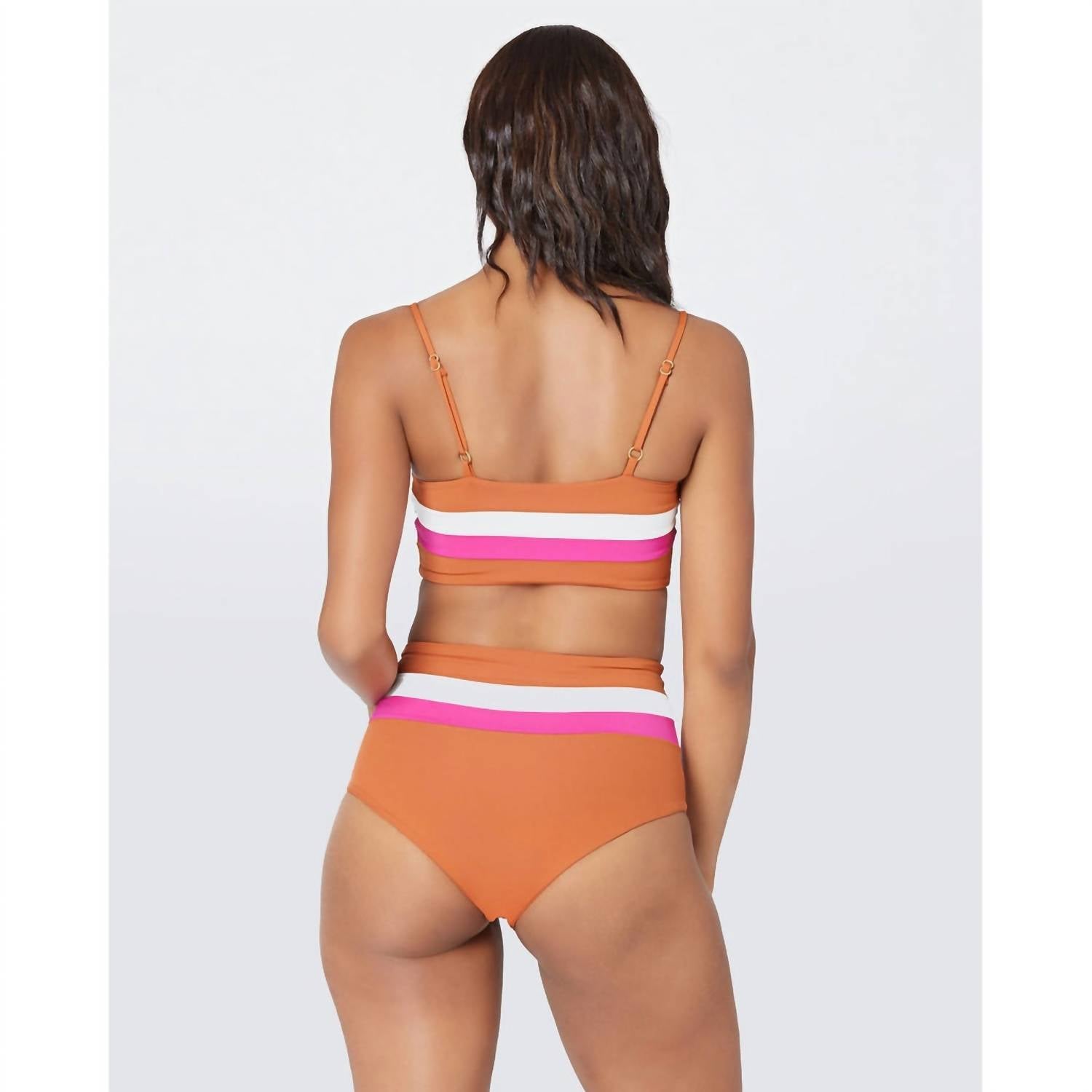 L*Space - Rebel Stripe Bikini Top