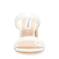STEVE MADDEN Women's Marcella Heel in white - women's heels - detail view