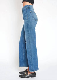 Noend - Queen High Rise Crop Wide Leg Jeans