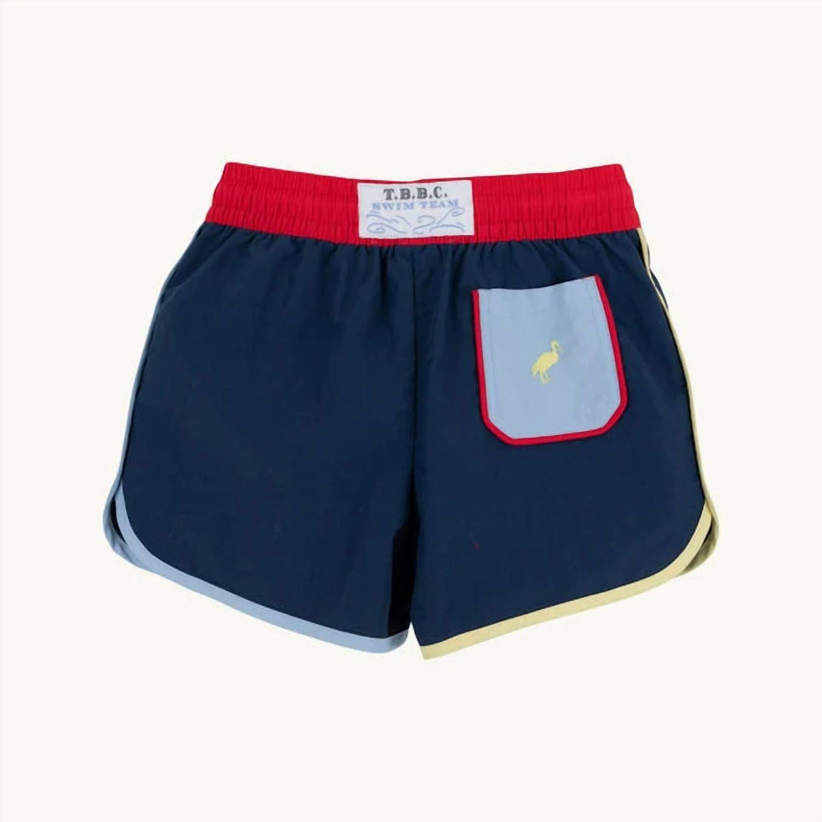 The Beaufort Bonnet Company Kids' Tanner Trunks in nantucket navy - kids' swim trunks - view 4