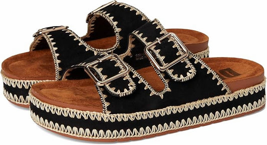 Chinese Laundry - Women's Cubana Micro Suede Whip Stitched Platform Sandal