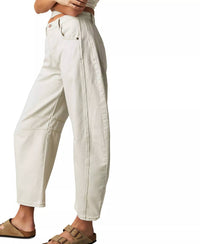 Free People - Good Luck Mid-Rise Barrel Jeans
