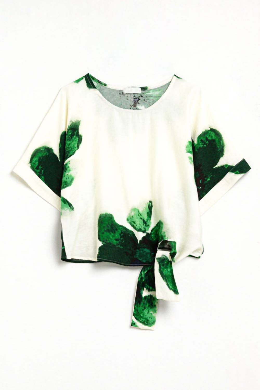 Q2 - Tropical Bloom Tie Waist Top