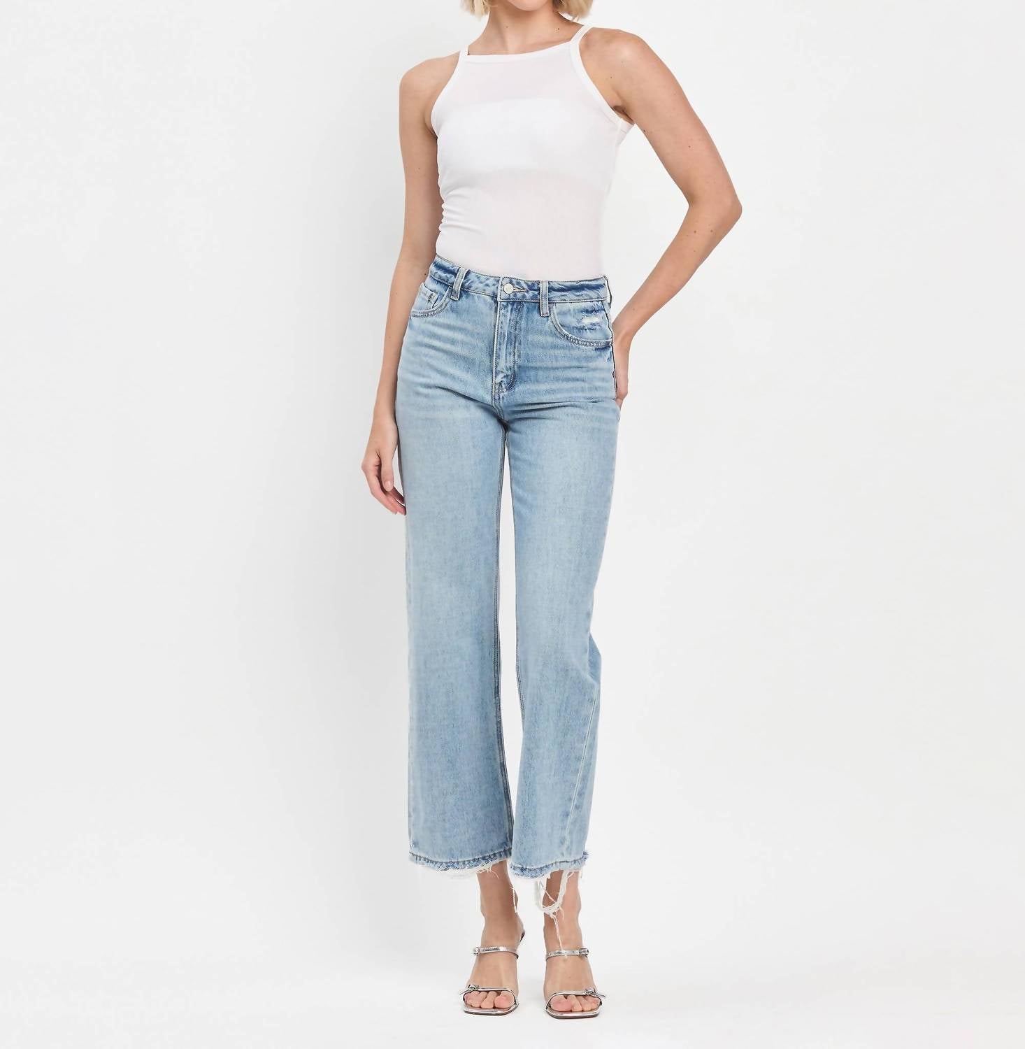 Lovervet - Lina 90's High Rise Ankle Slim Jeans