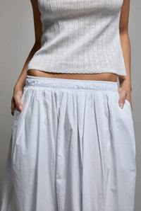 Asher - Kate Poplin Pleated Skirt