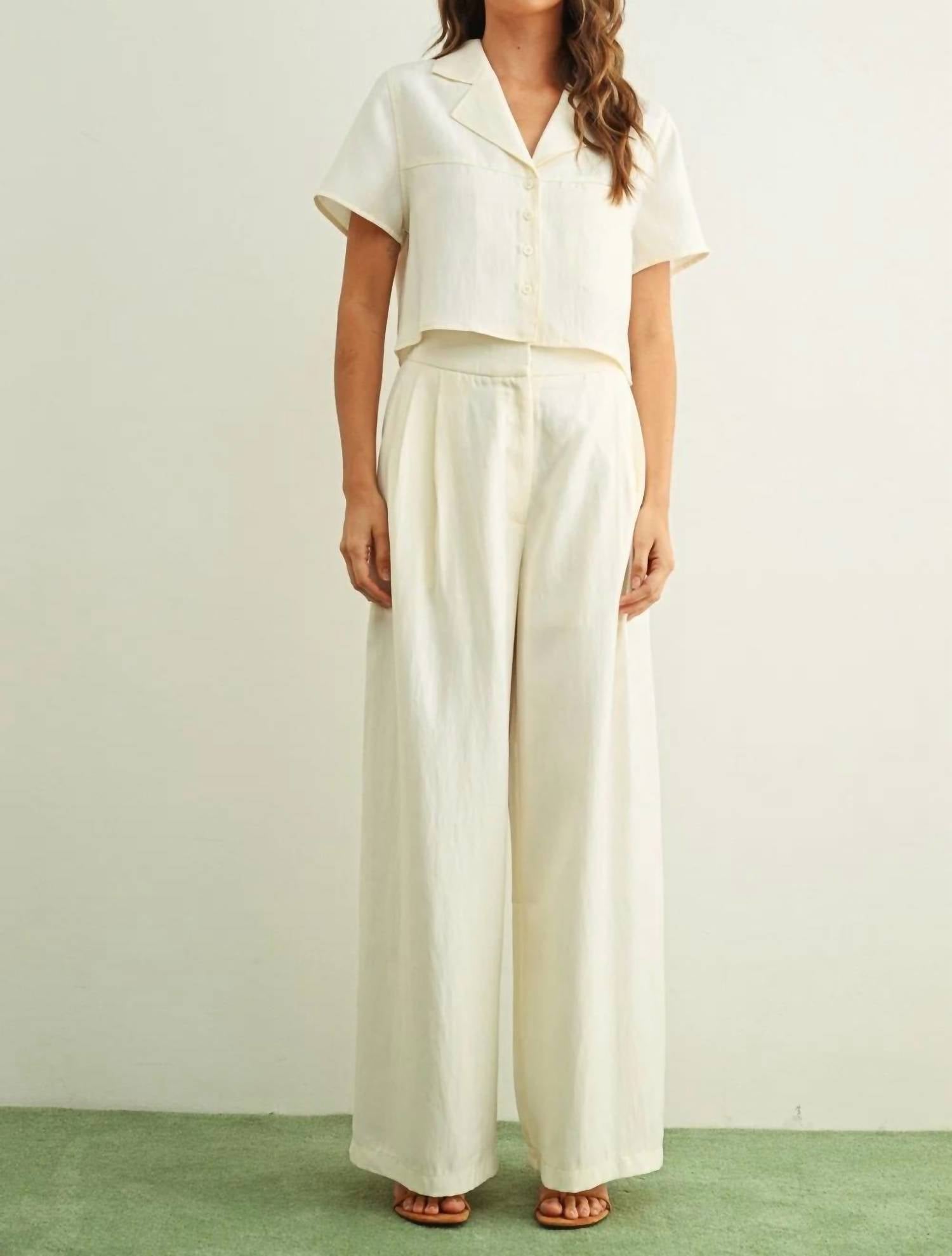 Miou Muse - Brunch Wide Leg Pant