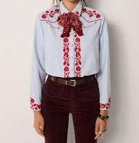 Maison Hotel - Jose Western Blouse