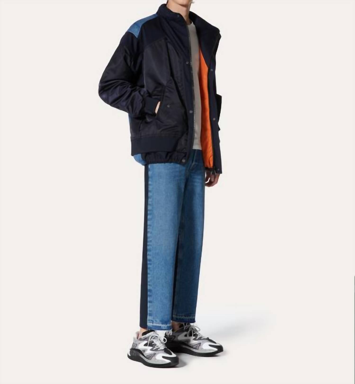 Valentino - Hybrid Fabric Filled Flight Jacket