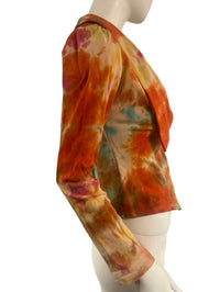 Tough Luv - Tie Dye Cotton Boho Blazer Jacket