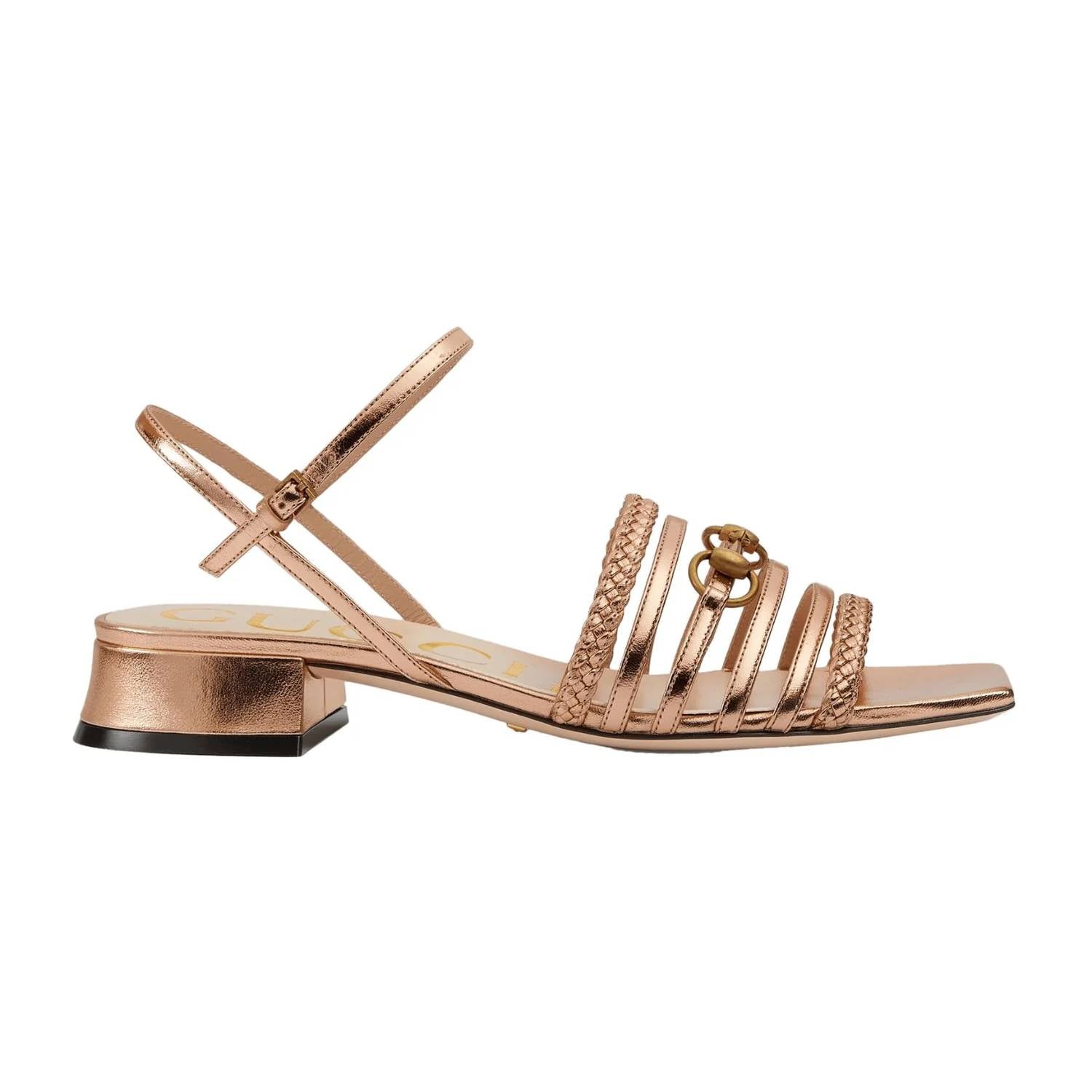 Gucci - Women's Leather Sandal With Horsebit