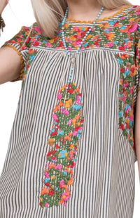 Sister Mary - Striped Mary Lou Mexican Dress