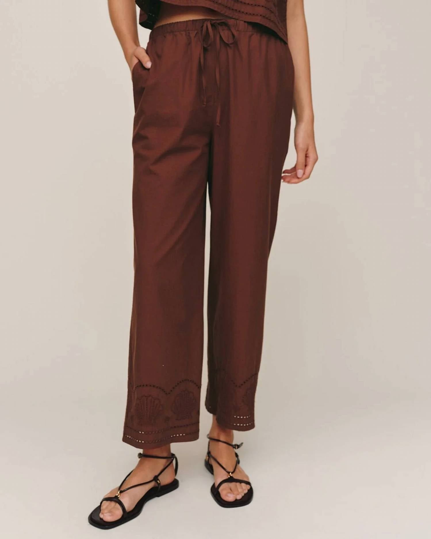 Bella Dahl - Women's Placement Shell Beach Crop Pants
