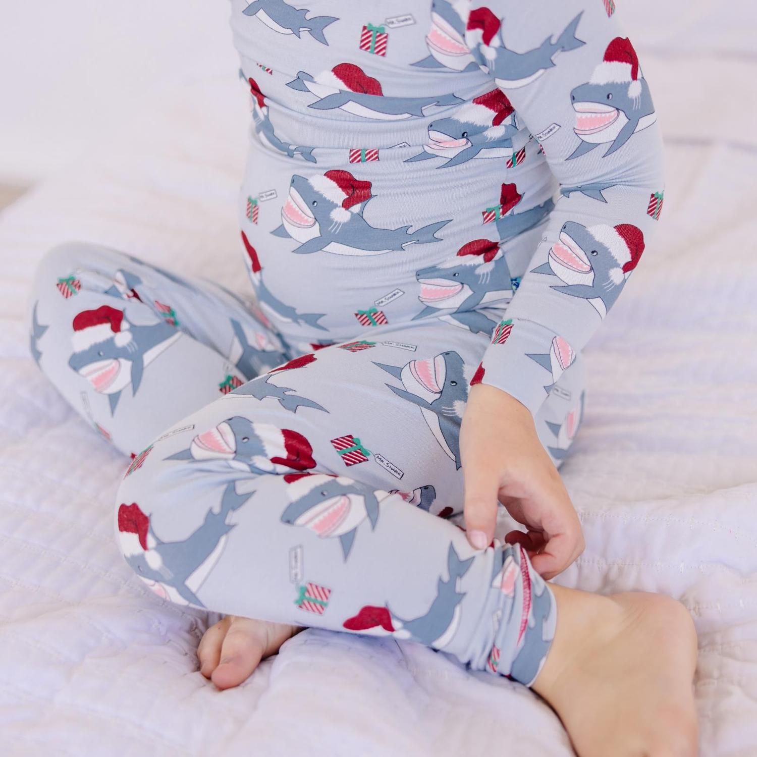 Kickee - Print Long Sleeve Pajama Set