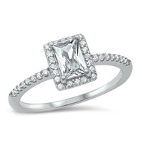 Starlette Women's Radiance Engagement Ring in silver - women's jewelry