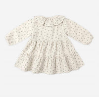 Quincy Mae - Girl's Ruffle Collar Button Dress