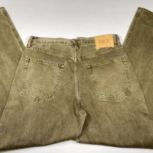 Dala - Women's Shore Full Loose Straight Cotton Jean