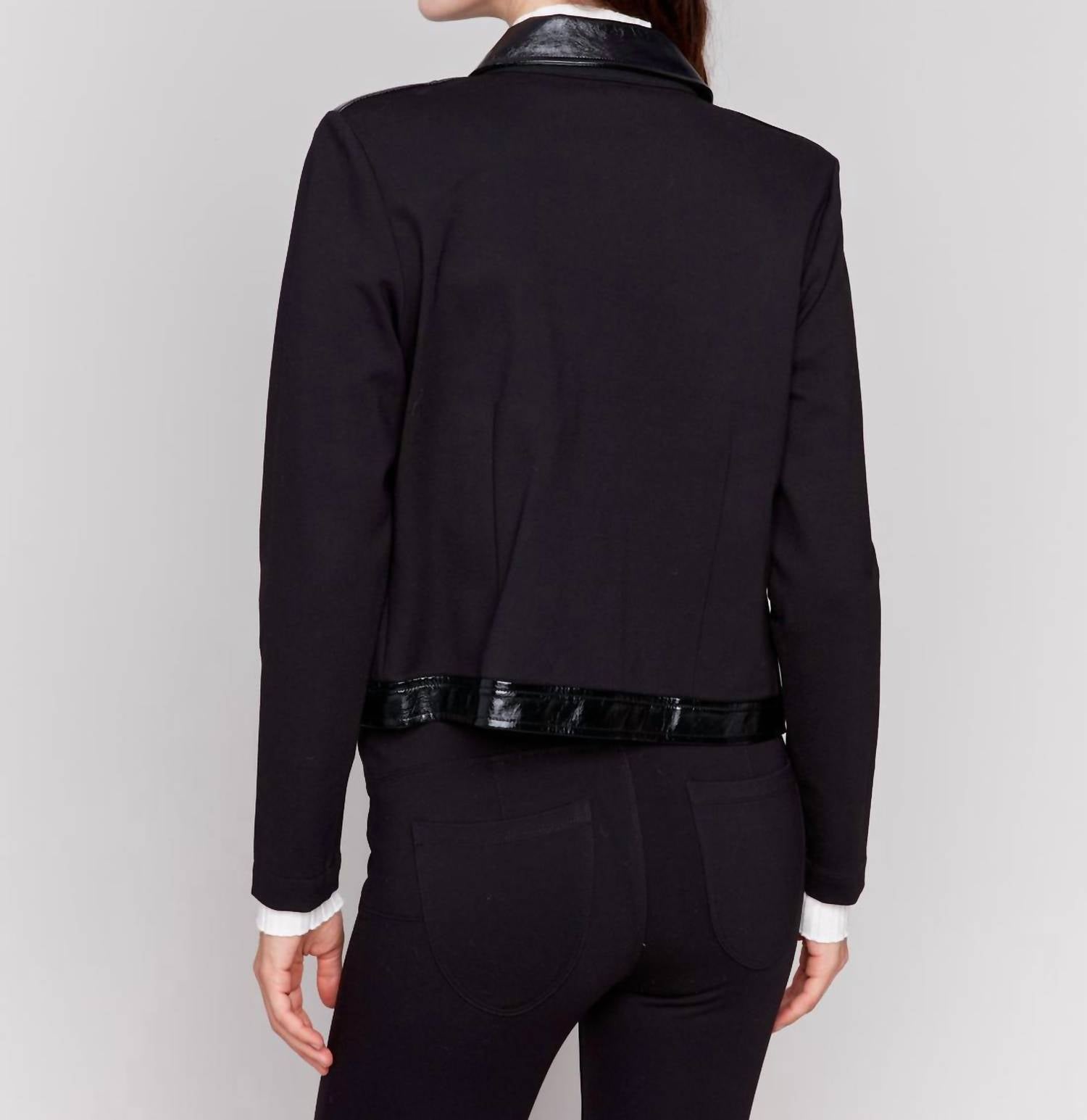 Charlie B - Leather Jacket Detail