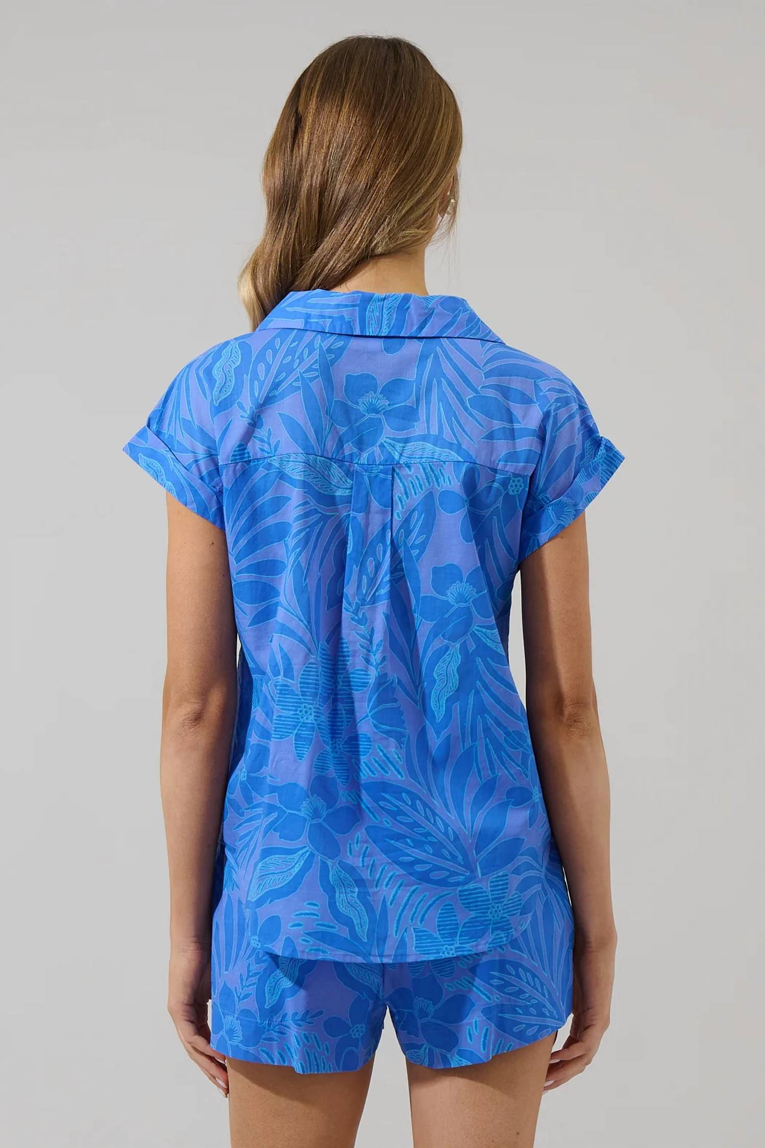 Sugarlips - Minney Camp Collar Blouse