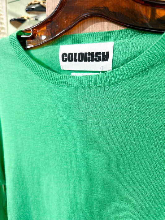 Colorush - Clio Fitted Crew Pullover Top