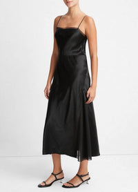 Vince - Sheer Panelled Slip Dress