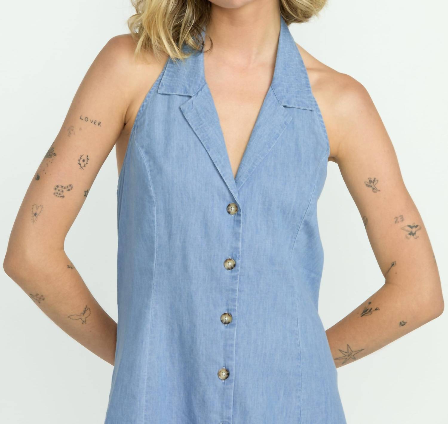 Volcom - Sweet Talker Denim Mini Dress