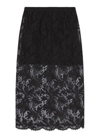 A.L.C. Lydia Lace Midi Skirt in black - women's skirt - alternate view