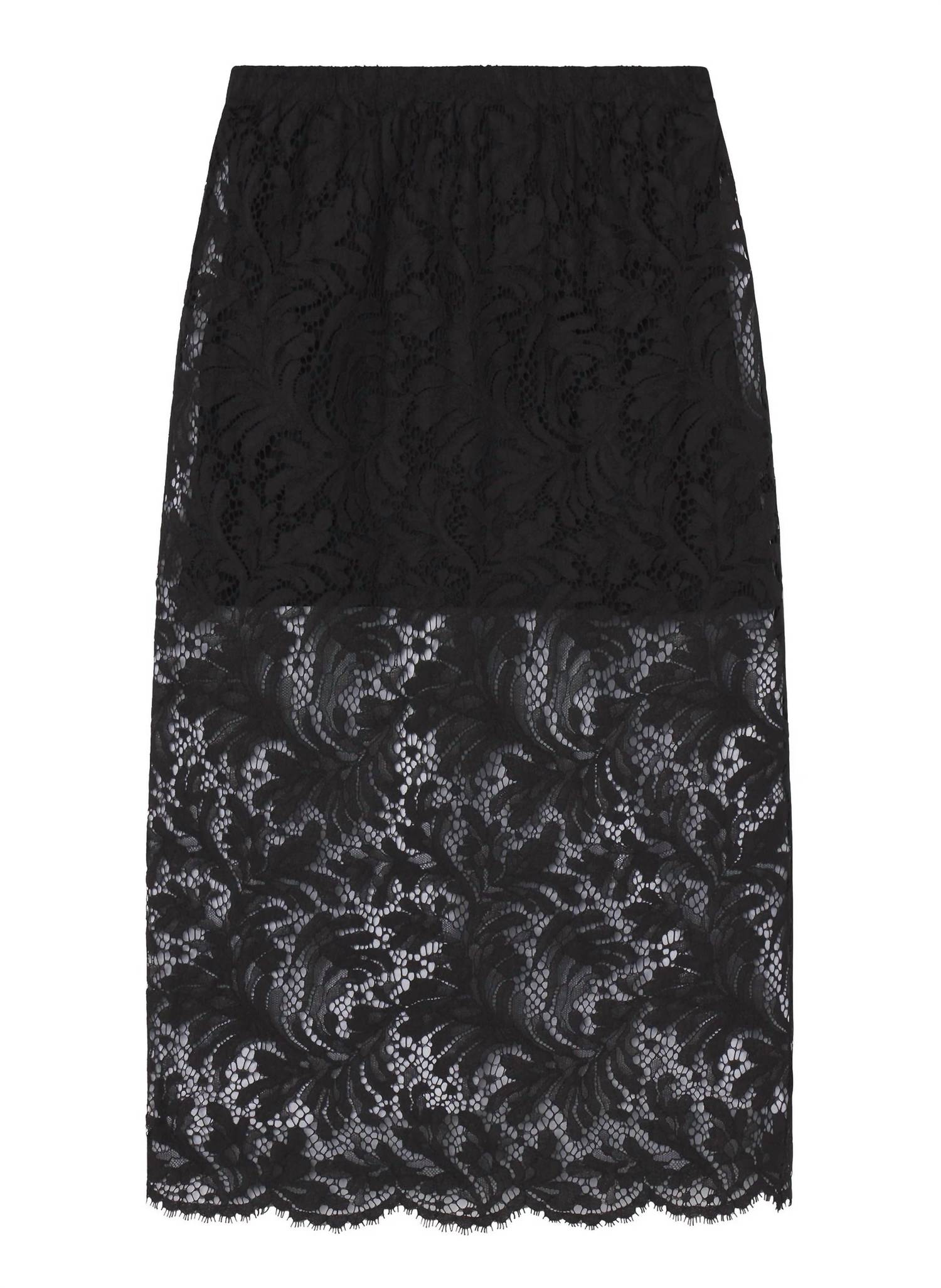 A.L.C. Lydia Lace Midi Skirt in black - women's skirt - alternate view