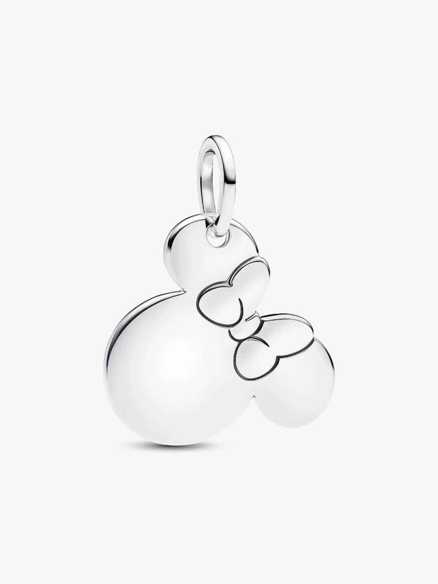 Pandora Disney Minnie Mouse Engravable Dangle Charm in silver - women's jewelry