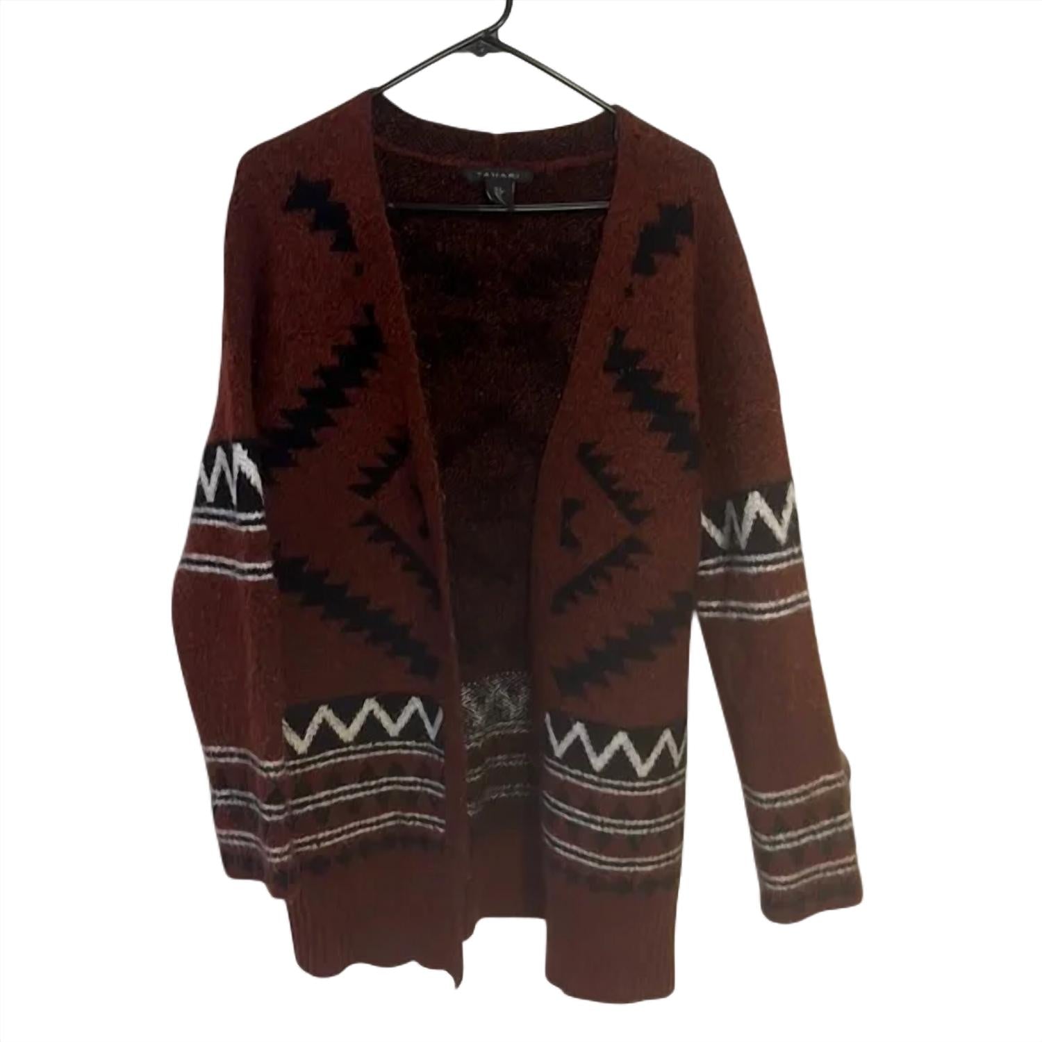 T Tahari - Women's Long Aztec Cardigan