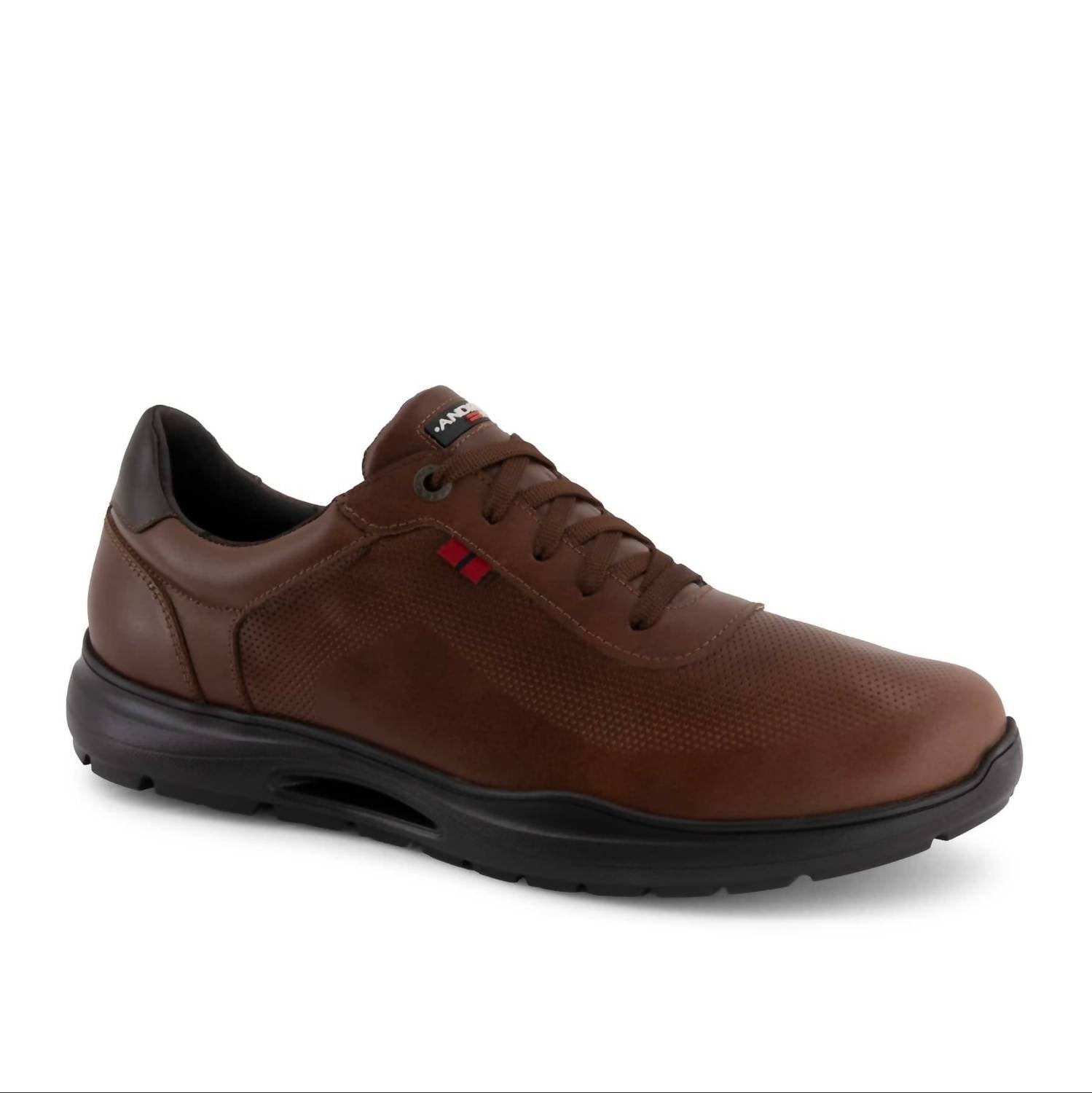 Andrea Men's Leather Oxford Shoes in light brown - men's shoe - view 4