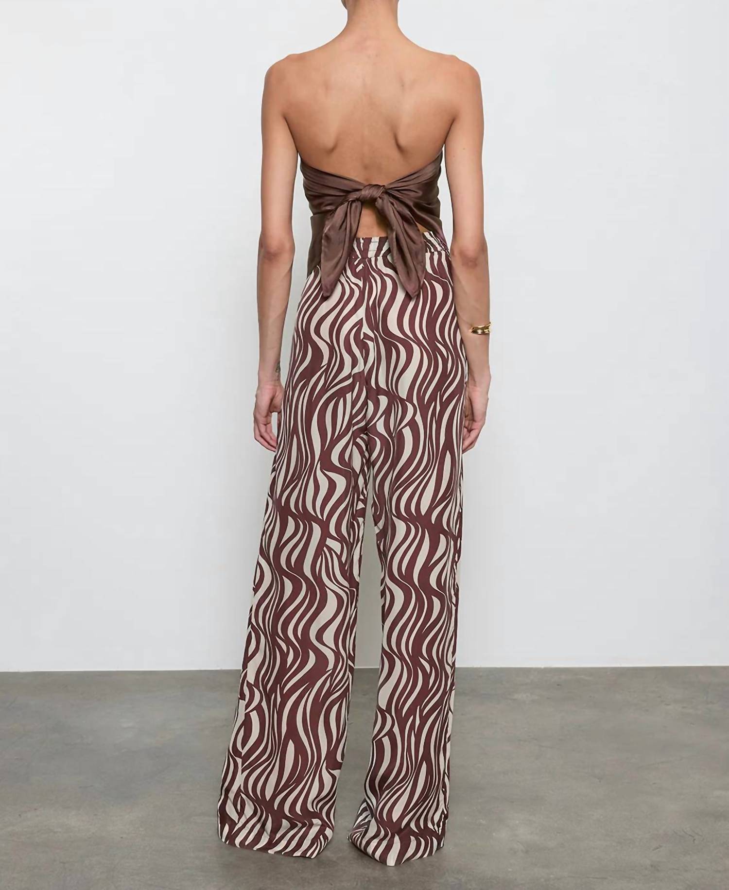 Enza Costa - Fluid Twill Scarf Top