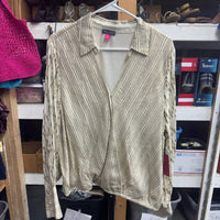 Vince Camuto - Striped Long Sleeve Blouse