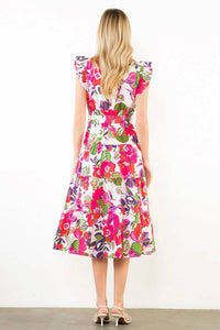 Thml - Flutter Sleeve Floral Dress