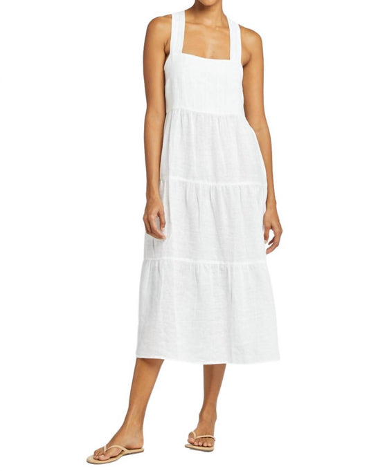 Vitamin A - Canyon Linen Midi Dress