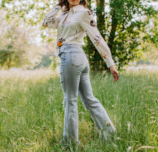 Merigold Kiss - Wild & Free Button Up Shirt