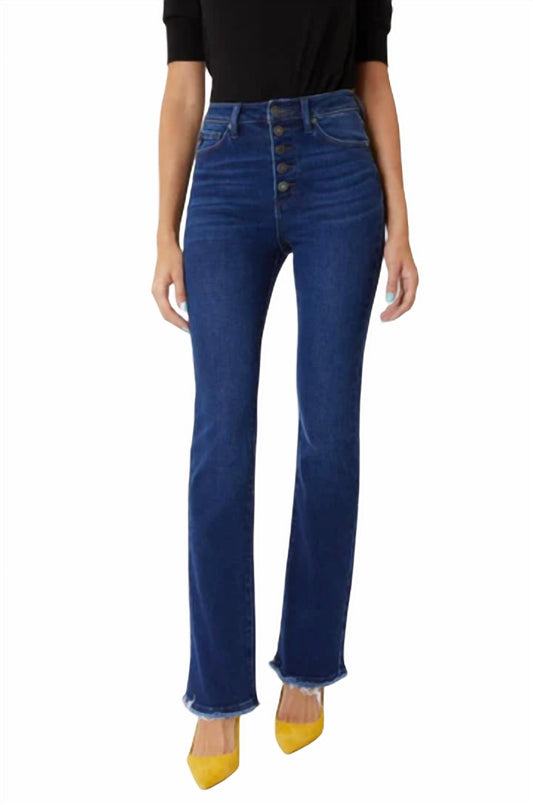 Kancan - Rainn Ultra High Rise Flare Jeans