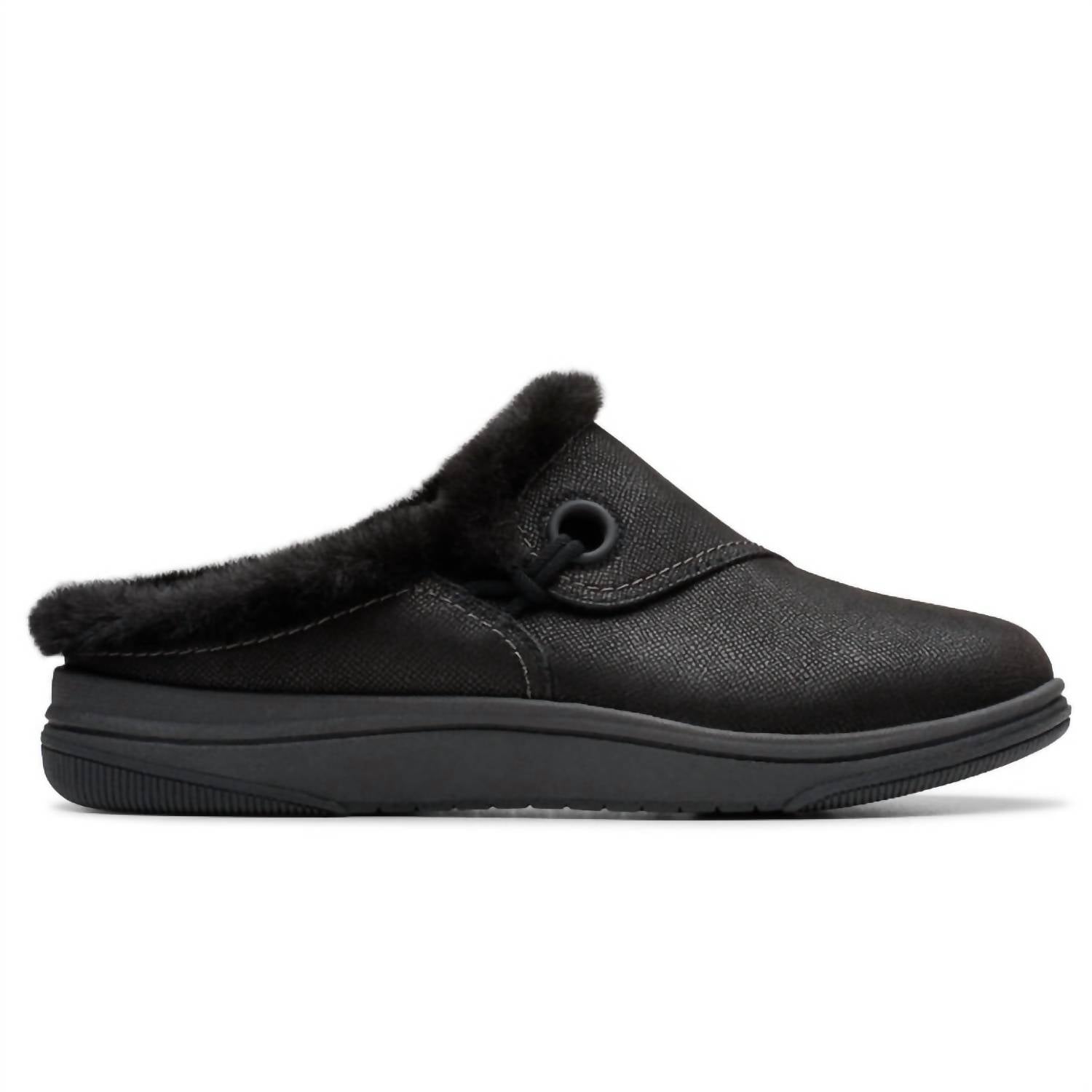 Clarks Women's Breeze Myth Clog in black - women's shoe