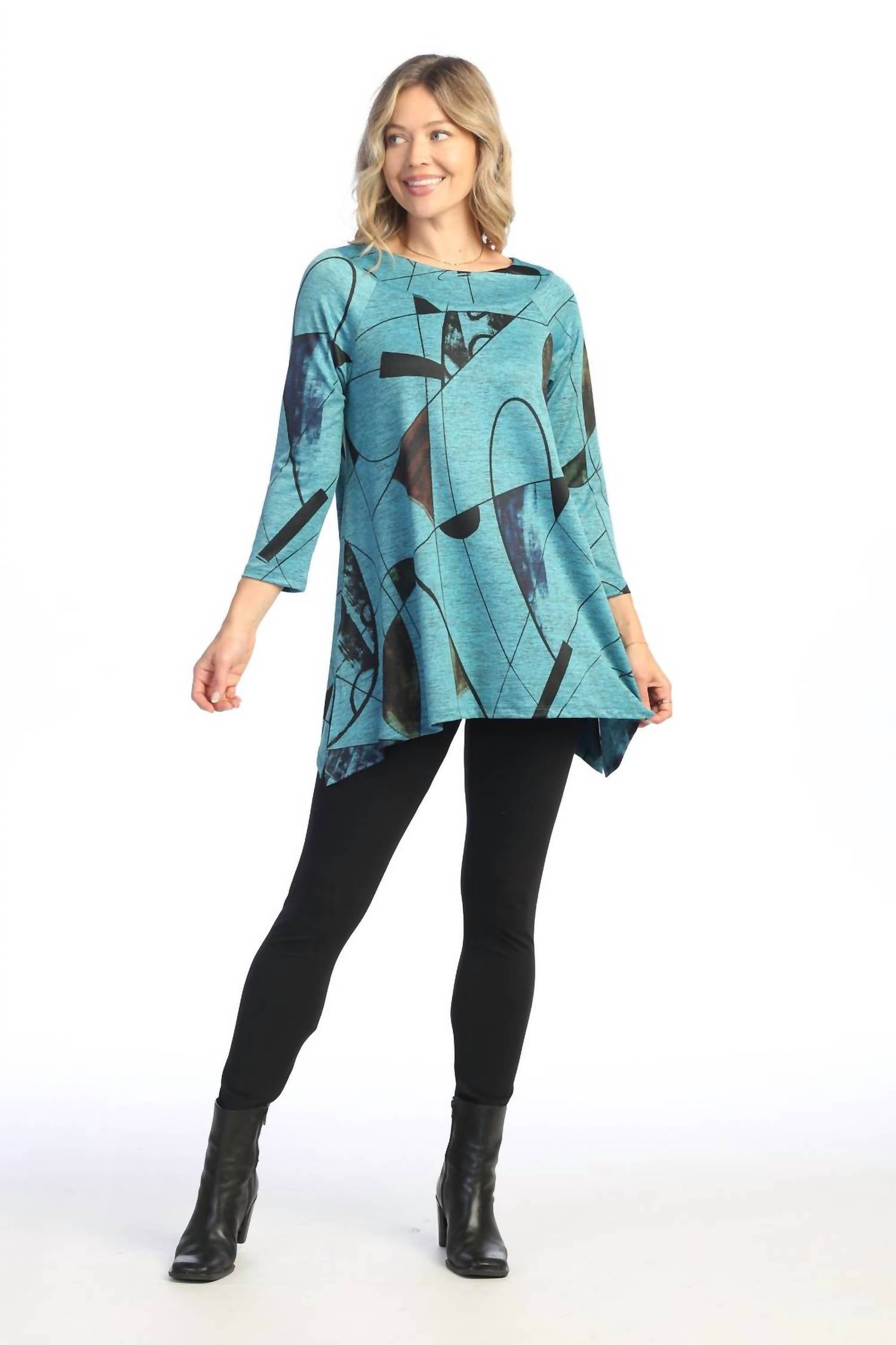 Jess & Jane - Raglan Sleeve Slinky Top