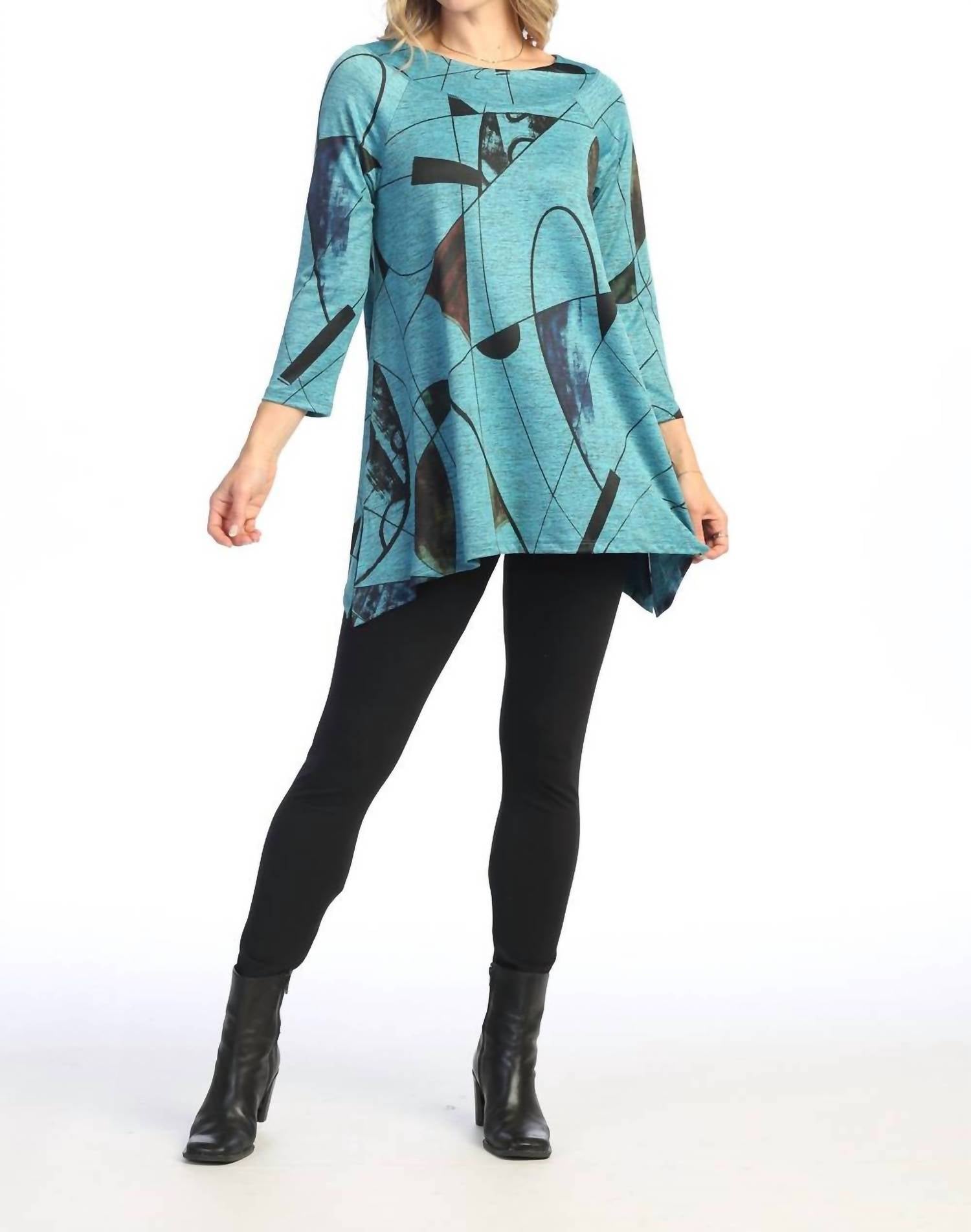 Jess & Jane - Raglan Sleeve Slinky Top