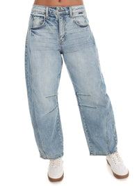 Cello - Mid Waisted Barrel Jeans