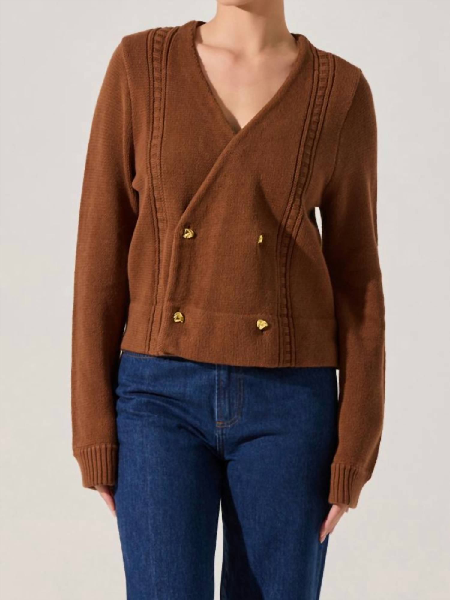 Astr - Merritt Double Breasted Cardigan