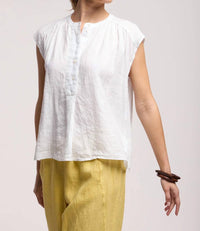 Velvet By Graham & Spencer - Bec Linen Top