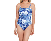Penbrooke - Shirred Double Strap One Piece