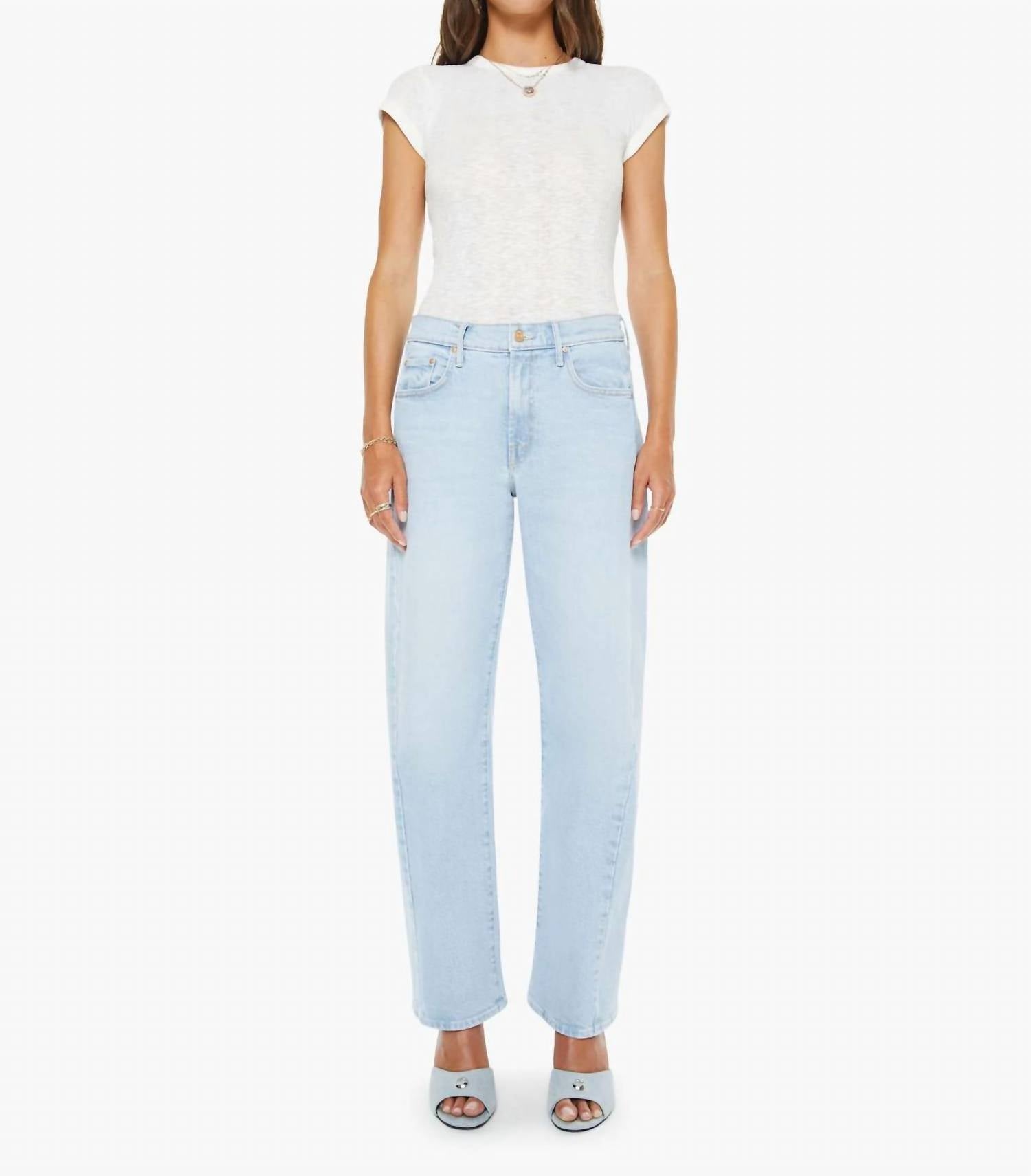 Mother - The Mid Rise Half-pipe Hover Jean