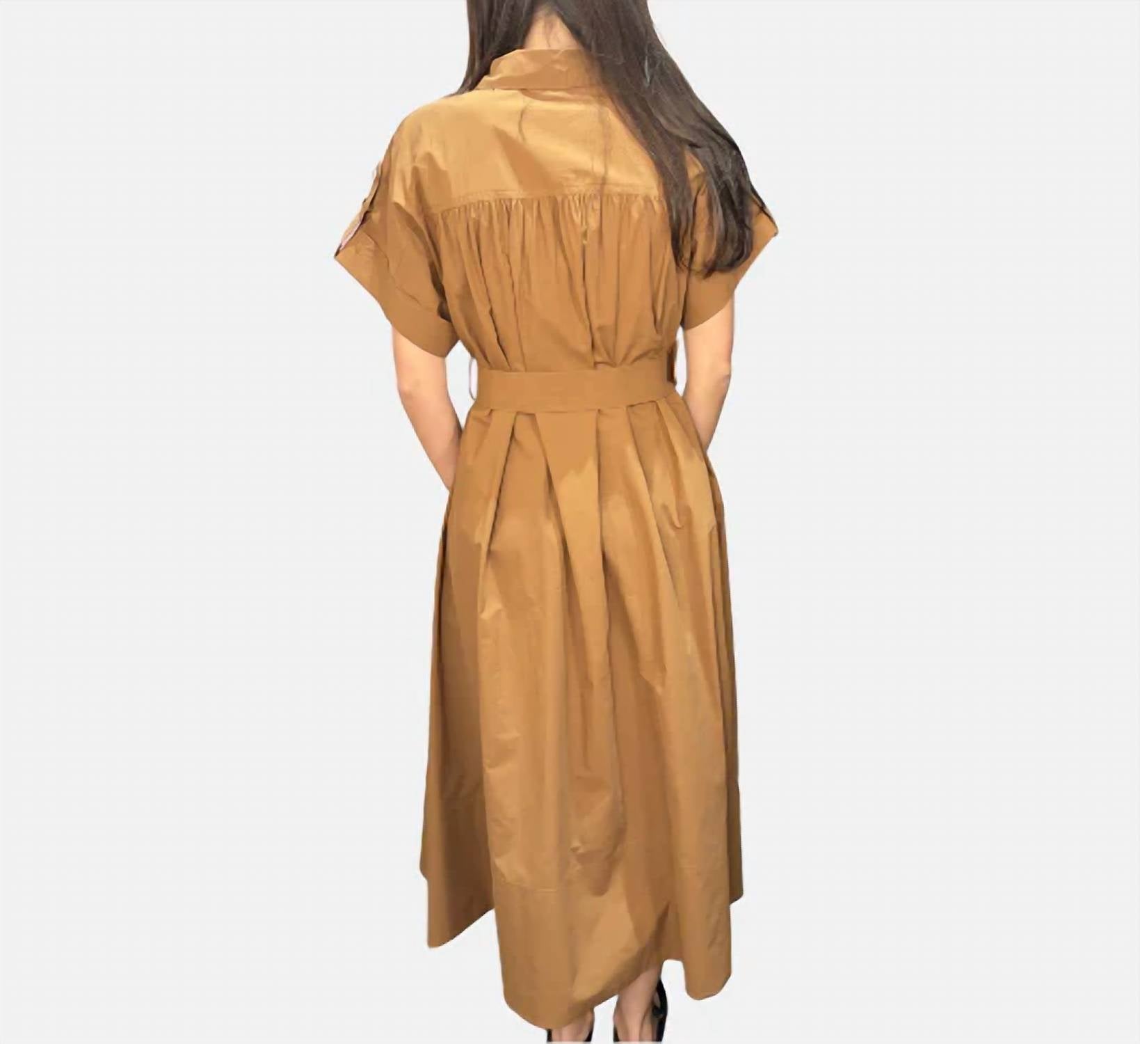 Suncoo - Cristal Shirtwaist Maxi Dress